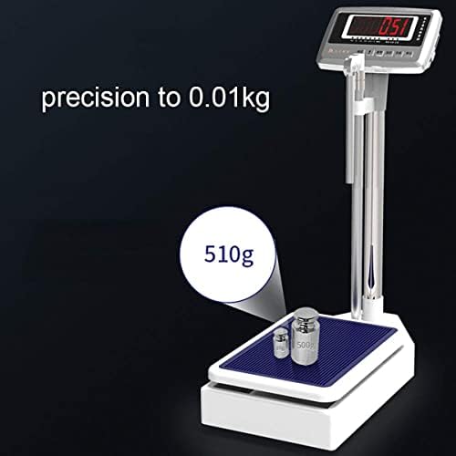 Professional Physician Weight Scale,Electronic Height and Weight Scale,Doctor Scale,High Precision Sensor,Suitable for Gym,Hospital,Weighing Range: 0.02kg-200kg