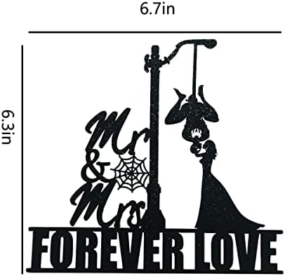Funny Wedding Cake Topper,Bride and Groom Silhouette Cake Topper,Couple Cake Decoration,Super Hero Theme Wedding Cake Ornament