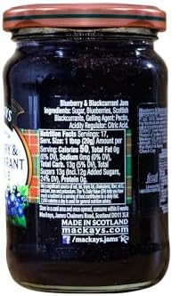 MACKAYS Blueberry & Black Currant Preserve, 12 Ounce