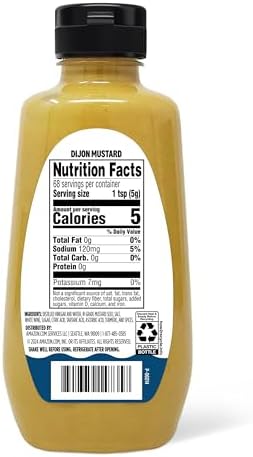 Amazon Grocery, Dijon Mustard, 12 Oz (Previously Happy Belly, Packaging May Vary)