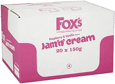 Fox's Creams Jam 150 g (Pack of 20)