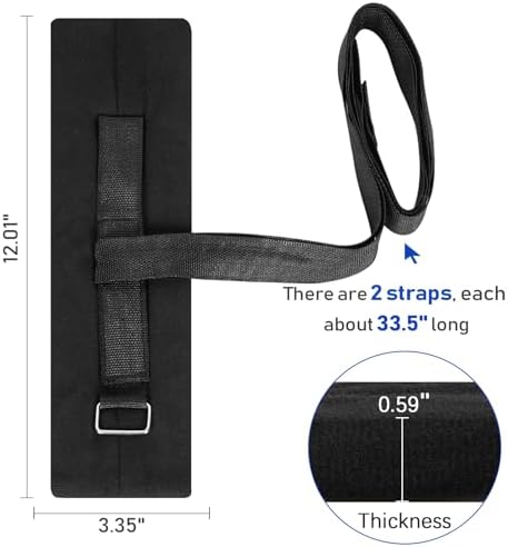 4Pcs Medical Restraints Patient Hospital Bed Quick-Release Limb Holders for Hands Or Feet Universal Constraints Control (Black)