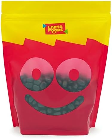 Black Licorice Jelly Beans | 2 Pound Bag | Black Jelly Beans Bulk | Old Fashioned Candy for Buffet, Snacking & Gifting | Nostalgic Treat with Bold Licorice Flavor