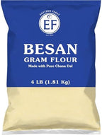 Eastern Feast - Besan, Fine Gram Flour, 4 LBS (1.81 kg) | Made with 100% Pure Chana Dal (Yellow Split Chickpea) | Gluten-Free, All-Natural, Non-GMO
