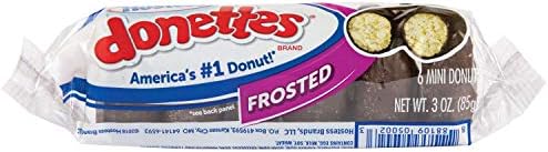 Hostess Donettes Mini Donuts, Frosted, 3 Ounce, 10 Count