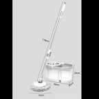 Rotating mop Does not wash Hands, Thickened 360 Degree Suction mop Floor Cloth Lazy Person