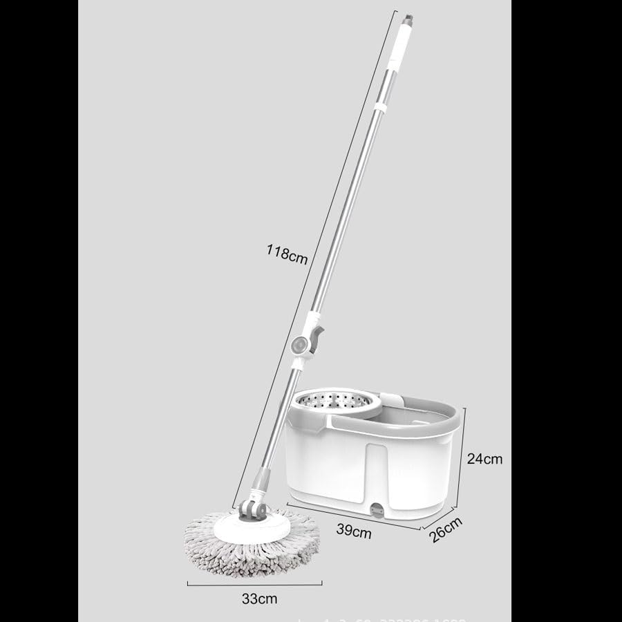 Rotating mop Does not wash Hands, Thickened 360 Degree Suction mop Floor Cloth Lazy Person