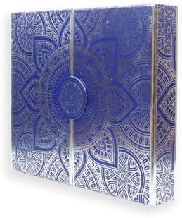 Empty 25 Days Advent Calendar EID Ramadan To Fill Yourself Gift Packaging Box (blue)