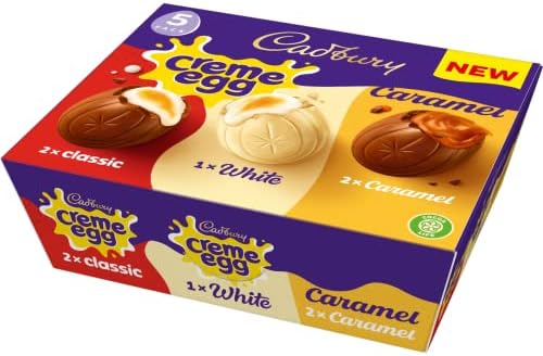 Cadbury Mixed White Chocolate, Caramel and Crème, 200g