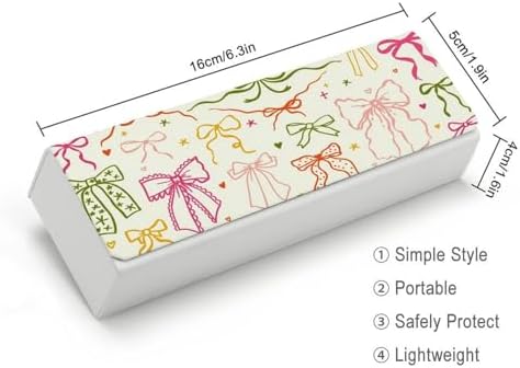 Glasses Case Leather Hard Shell Spectacle Cases Portable Travel Sunglasses Case For Women Men