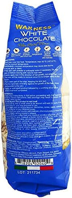 Waxness Film Hard Wax Beads White Chocolate 2.2 lb (1 kg) – Stripless Professional Hard Wax with White Chocolate Scent for Face & Body, Smooth Application – Made in Italy