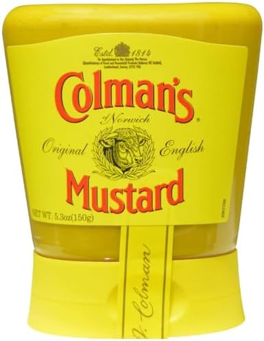Colman's Original English Squeezy Mustard Imported From The UK England The Best Of British Mustard