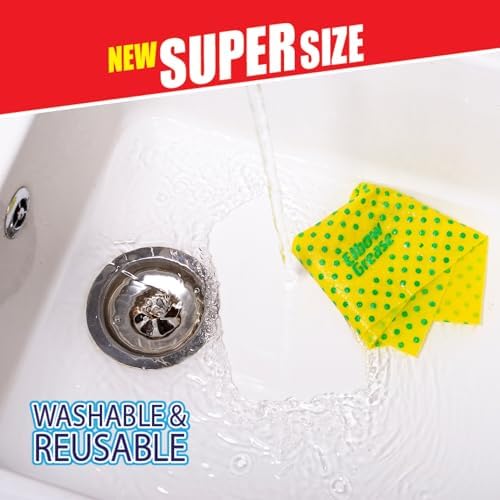 Elbow Grease Power Cloths with Scrub Dots Reusable Super Absorbent Pack of 7