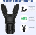 Portable breathing exercise device for lungs, Breathing trainer with Resistance Adjustable, Lung Trainer with excellent quality silicone, Improve Breathing Capacity and Endurance,Easy to Clean and Use