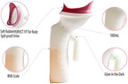 Female Urinal 1000ml/33oz for Women, Urine Bottle for Elderly Pee in Bed, Pee Bottle for Urine Collection in Hospital or Camping，Reusable Chamber Pot