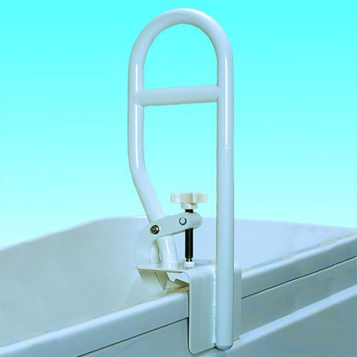 Homecraft Steel Grab Bar, Safety Rail and Mobility Aid Bathtub Clamp for Elderly, Handicapped and Disabled User Support