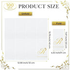 Pasimy 100 Pcs Initial Napkins Monogram Guest Napkins Gold Letter Paper Towels Disposable Elegant Dinner Towels for Wedding Bridal Shower Holiday Birthday Party Tableware Decor(R Letter)