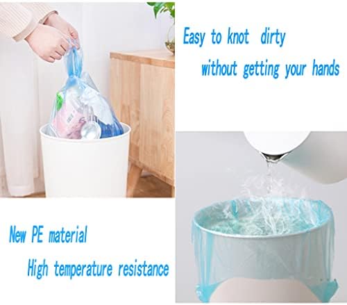 4 Gallon Trash Bag,Small Colorful Trash Bags 100 Counts Thicken Value Bathroom Trash Can Bin Liners,Small Garbage Bags with Handles for Kitchen Bathroom Office Waste Basket