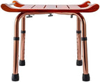 Teak Shower Bench Stool Chair Seat for Inside Shower Bath Sauna, for Elderly and Disabled