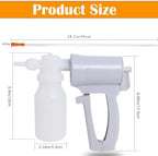 Handheld Manual Suction Pump Portable Hand Help Suction Pump with 10 Soft Tubes