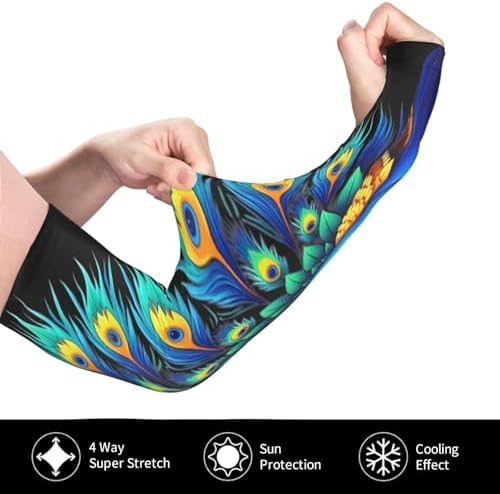 1 Pair Sun Protection Arm Sleeves For Men Women Compression Sport Cooling Long Volleyball Sleeve For Garden Football Baseball