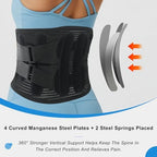 FJNATINH Back Brace for Lower Back Pain Relief for Women Adjustable Lumbar Support Belt Breathable 4D Mesh Fabric for Herniated Disc,Sciatica,Scoliosis Home Work Sports