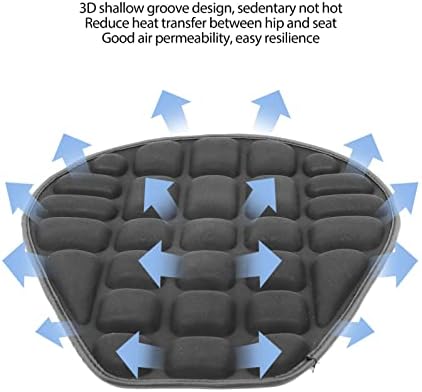 Topyond Bicycle Seat Cushion Cover, Waterproof Electric Bike Seat Cushion Cover, Thick Lycra Fabric, Motorcycle/Electric Scooter Seat Cover, Sunscreen and Slip-Resistant