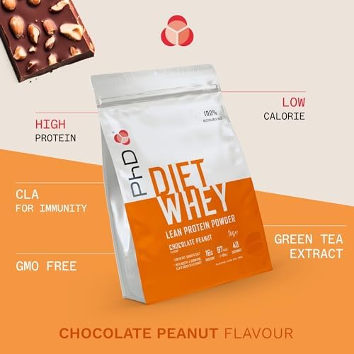 PhD Nutrition 1 kg Chocolate Peanut Diet Whey Supplement