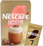 NESCAFÉ Cappuccino Unsweetened Instant Coffee Sachets x7 (Pack of 6, Total 42 Sachets)