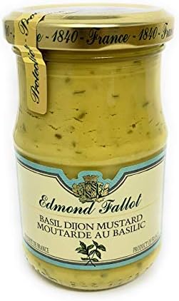 Edmond Fallot Mustards (Basil Dijon Mustard, 2 Pack)