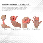 Sammons Preston Therapy Putty, Therapeutic Hand Exerciser, Theraputty for Finger and Hand Rehabilitation, Exercise Putty to Improve Hand Grip Strength, Occupational Therapy, 4 Ounce, Medium Soft, Red