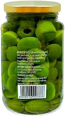 Sanniti Pitted Castelvetrano Olives - 19 Ounce Jar