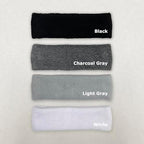 Couver Youth Athletic Sweat Wristbands (3 Pairs) - 2.5" Thick Cotton Terry Cloth Wrist Sweatbands Absorbent Sports Wristbands for Basketball, Tennis, Soccer