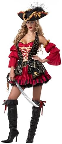 California Costumes Women's Eye Candy - Spanish Pirate Adult