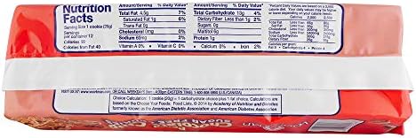 Voortman Bakery Sugar Free Pecan Chocolate Chip 8 Oz | Pack of 4