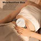 Matouch Smart Smokeless Moxibustion Box, Intelligent Temperature Control, Time Control, LCD Temperature Display, Portable Moxibustion Instrument Electronic Physiotherapy Instrument Set Gift for Woman