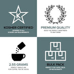 Bulk White Sugar Packets 2000 Count Individual Portion Packs for Hot Drinks Great for Restaurants Offices Schools and Home Use