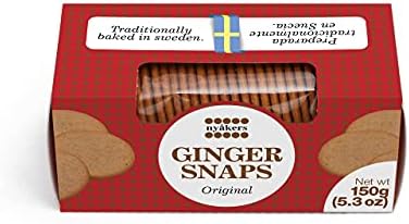Nyakers Swedish Ginger Snaps, Original Flavor, 150 grams