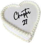 Chapter 27 Cake Topper – Acrylic 27th Birthday Cake Decoration for men & women, Happy 27 Cake Topper for Party, Modern Coming of Age Birthday Decor (27)