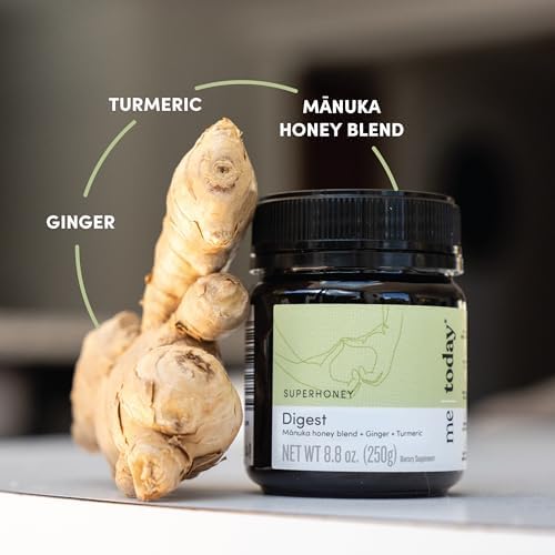 me today - Digest New Zealand Mānuka honey blend infused with ginger, turmeric (8.8oz/250g)