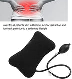 LIZEALUCKY Inflatable Lumbar Support Pillow,Adjustable Inflatable Back Pillow, Office Chair Lumbar Pillow Washable Travel Pillow Portable Lumbar Supports for Men Women
