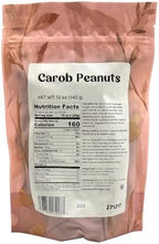 Carob Coated Peanuts - Sweet Carob Shell Crunchy Peanut Center - Chocolate Alternative Snack - Vegan (5 LB)