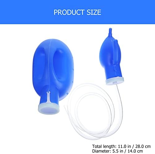 Portable Man Urinal Bottle with Lid 68Oz/2000ML Large Capacity Camping Toilet Mens Urinal Bottle Spill Proof for Seniors Thicken Potty for Travel Car Use with Measuring Graduations