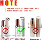 Gen 2 Replacement Heads for Flawless Facial Hair Remover - Facial Hair Removal Replacement Heads for Women,for Finishing Touch Flawless Hair Removal Gen 2(2 Pack)