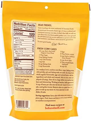 Bob's Red Mill Organic Corn Flour, 22 Oz