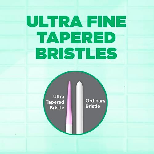 GUM Technique Deep Clean Sensitive Toothbrush, Compact Head & Ultra Soft Tapered Bristles for Adults with Sensitive, 1ct (12pk)