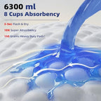 SOFYFINE Biggest Chucks Disposable 57"x36" Tear Resistant 215 Gram Heavy Duty Adults Incontinence Bed Pads, 5XL Extra Large Thicken Puppy Pee Pad, 10X Absorbency 360 Lb Transfer[10 Pads]