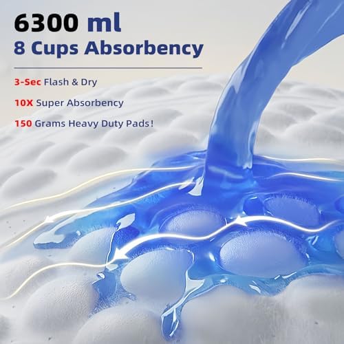 SOFYFINE Biggest Chucks Disposable 57"x36" Tear Resistant 215 Gram Heavy Duty Adults Incontinence Bed Pads, 5XL Extra Large Thicken Puppy Pee Pad, 10X Absorbency 360 Lb Transfer[10 Pads]