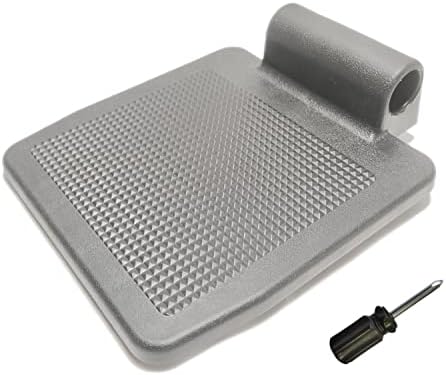 Universal Wheelchair Footplate - Replacement Parts, Foot Rest,fits Drive Blue Streak,Silver Sport 1-2, Cruiser III,Other Wheelchairs with Elevating or Elevated Leg Rests and Footplates, (1Ea, Black)