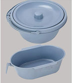 Elderly Comfortable Wooden Commode Chair, Bathroom Stool One-Piece, Elderly/Pregnant Woman Independence & Safety Aid